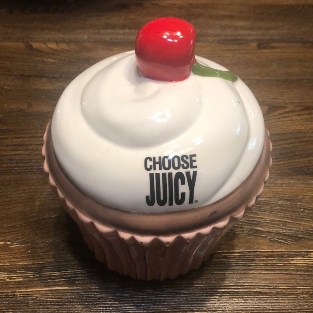 Juicy Couture cupcake piggy bank